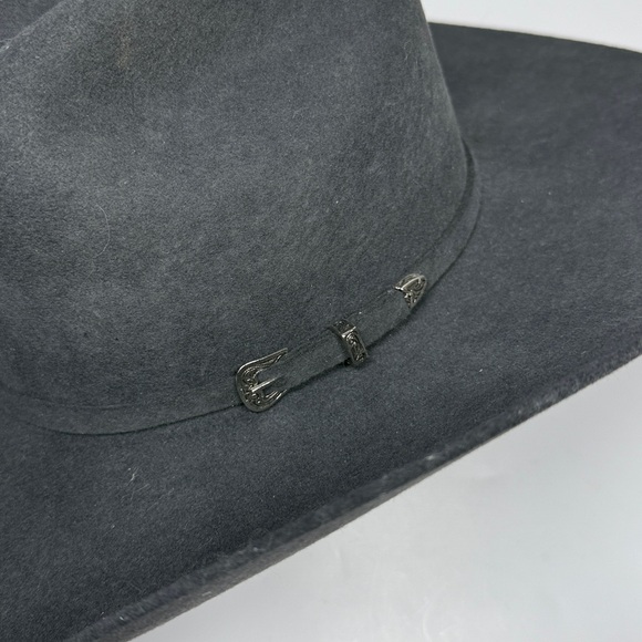 Cody James Bootbarn 5X Felt Cowboy Hat Made in USA in Dark Gray Sz 7-3/8 - Picture 2 of 9